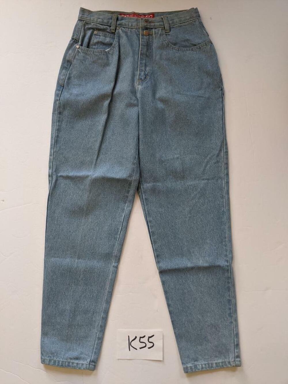 No Excuses Blue Jeans Size 13-14 High Waist Retro Modern NWT -0522K55